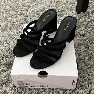 Aldo Black Mules